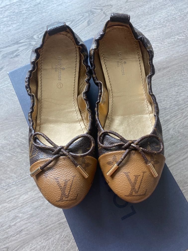 Louis Vuitton Monogram Canvas Flirty Ballerina Flats - Size 6 / 36