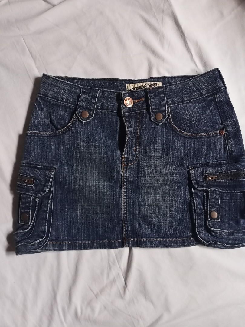 authentic original big spade jeans denim preloved skirt Women s