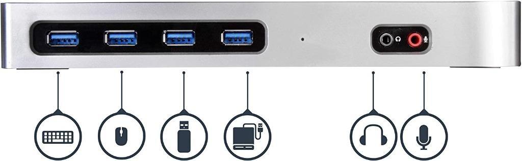 B113] USB-C  USB-A Dock Dual Monitor 4K 60Hz Dock  DisplayPort