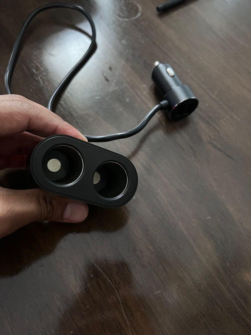Baseus Cigarette Power Socket, Auto Accessories on Carousell