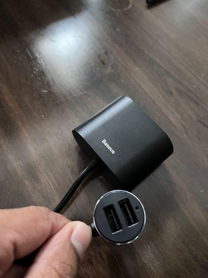 Baseus Cigarette Power Socket, Auto Accessories on Carousell