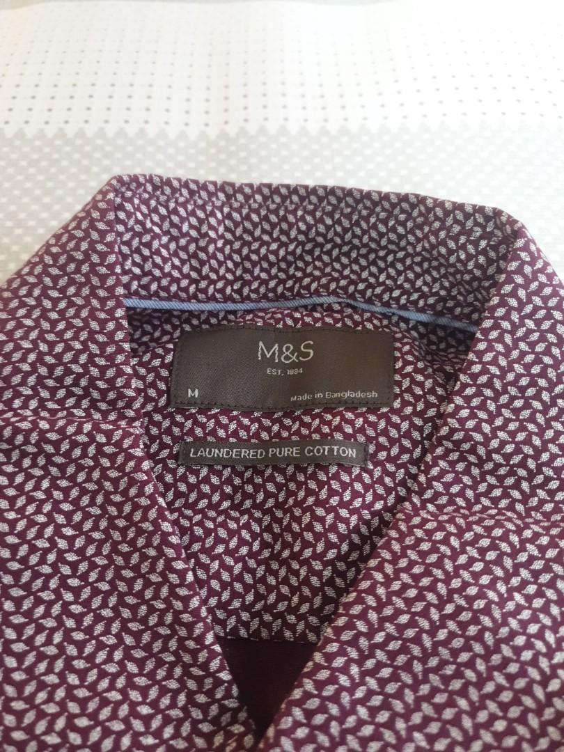 Marks and spencer 2024 half sleeve shirts