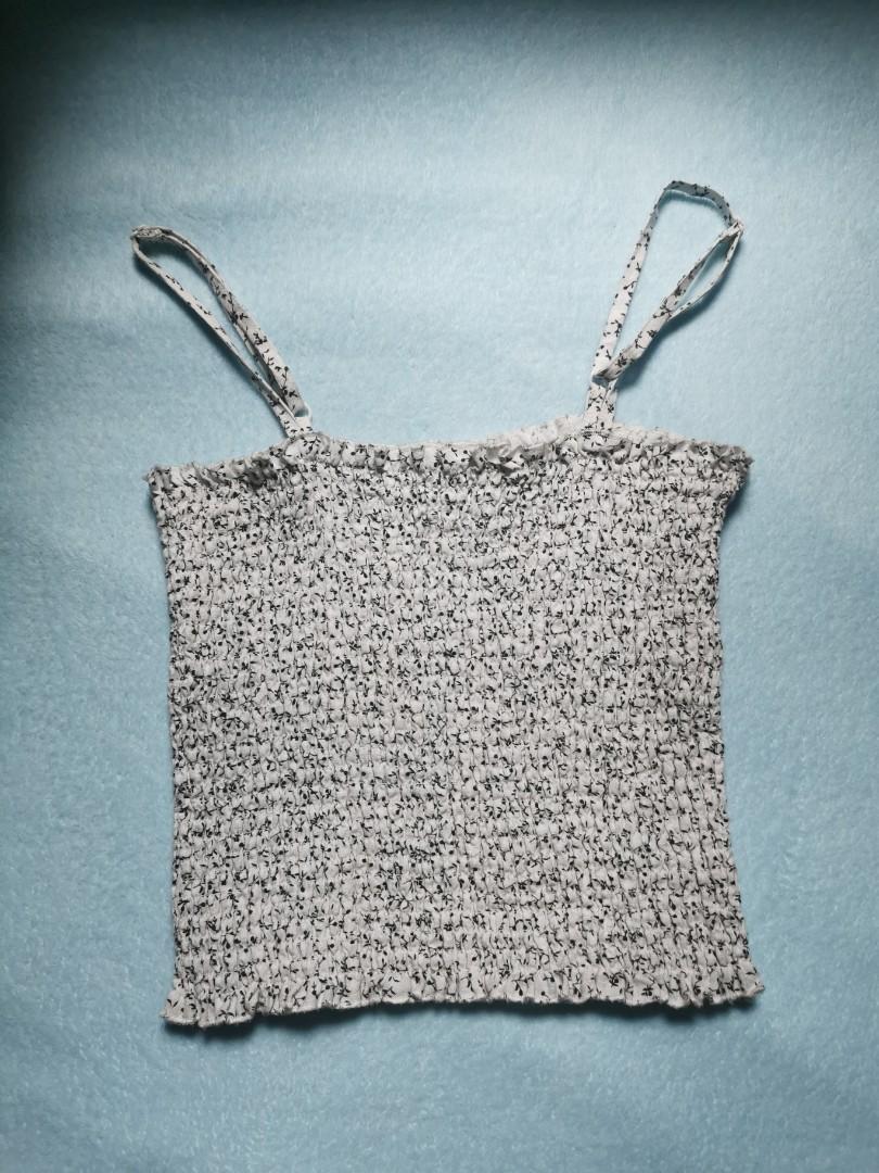 Brandy melville top smocked top
