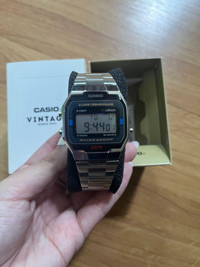 Casio metal strap on sale