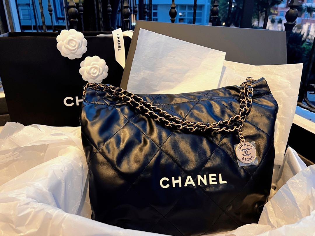 Chanel 22 Brand New White Large Tote Shoulder Bag