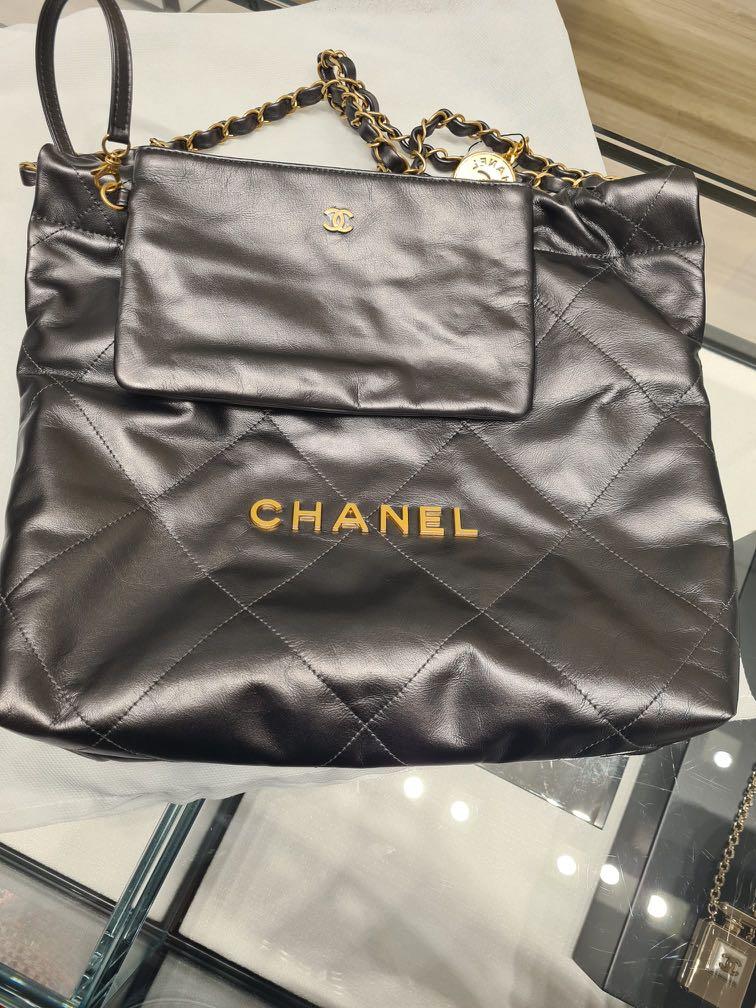 Chanel 22 Small - Metallic Grey, Women's Fashion, Bags & Wallets, Shoulder  Bags on Carousell