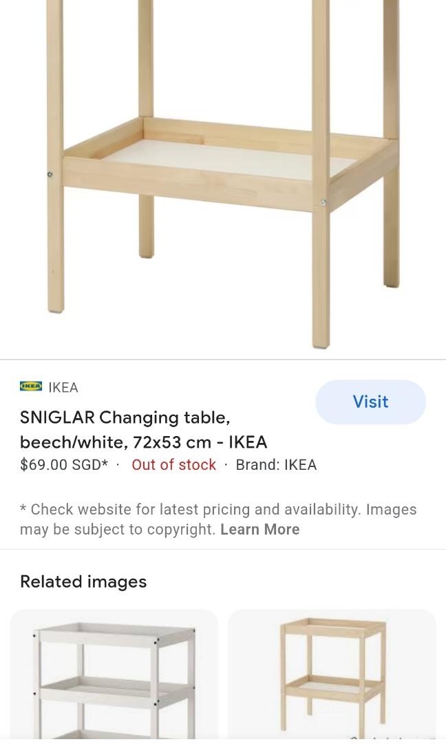 Changing table (Category: Other Baby Bathing & Changing Needs) located in Singapore. Submitted by s0041655 (Listing ID 1172097371, Image 1). Description: .