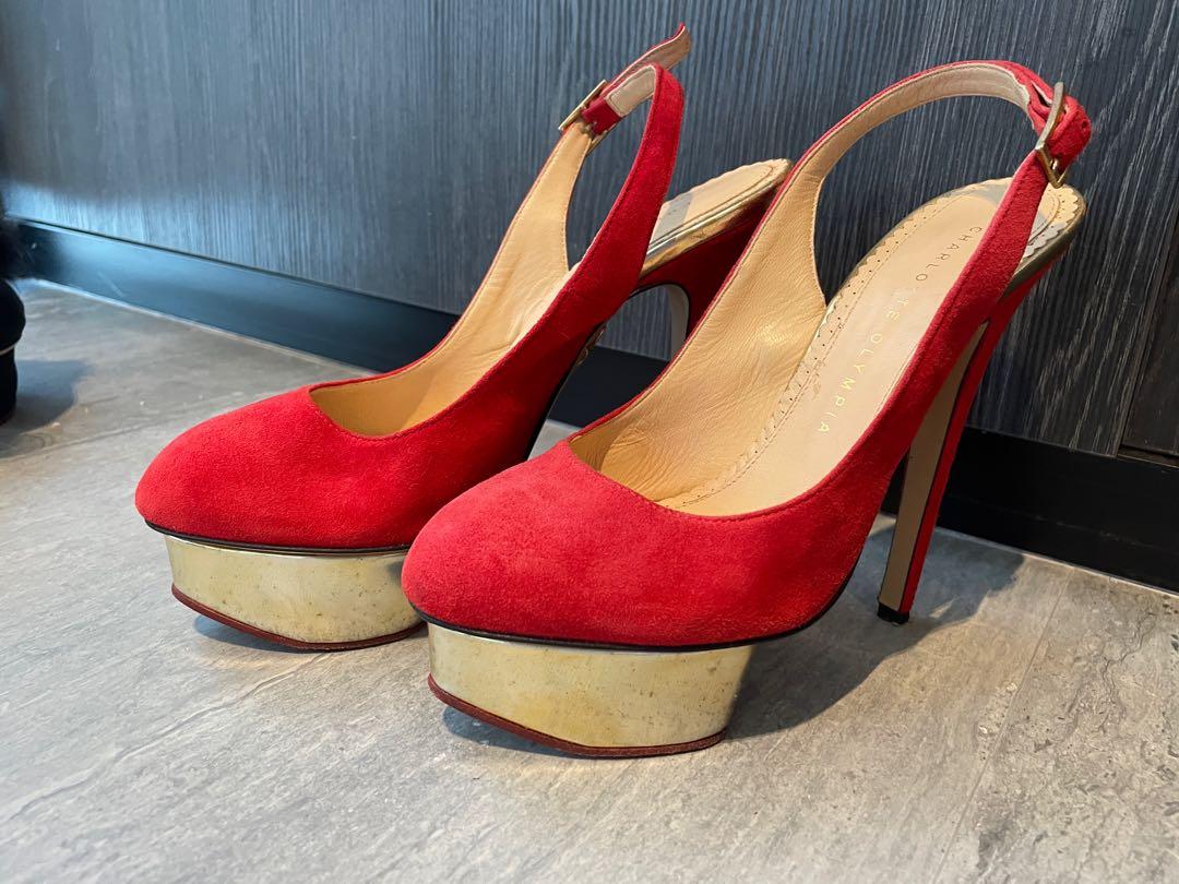 Charlotte olympia hotsell red heels