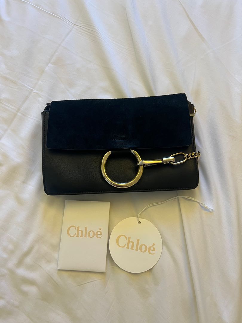 chloe faye bag black