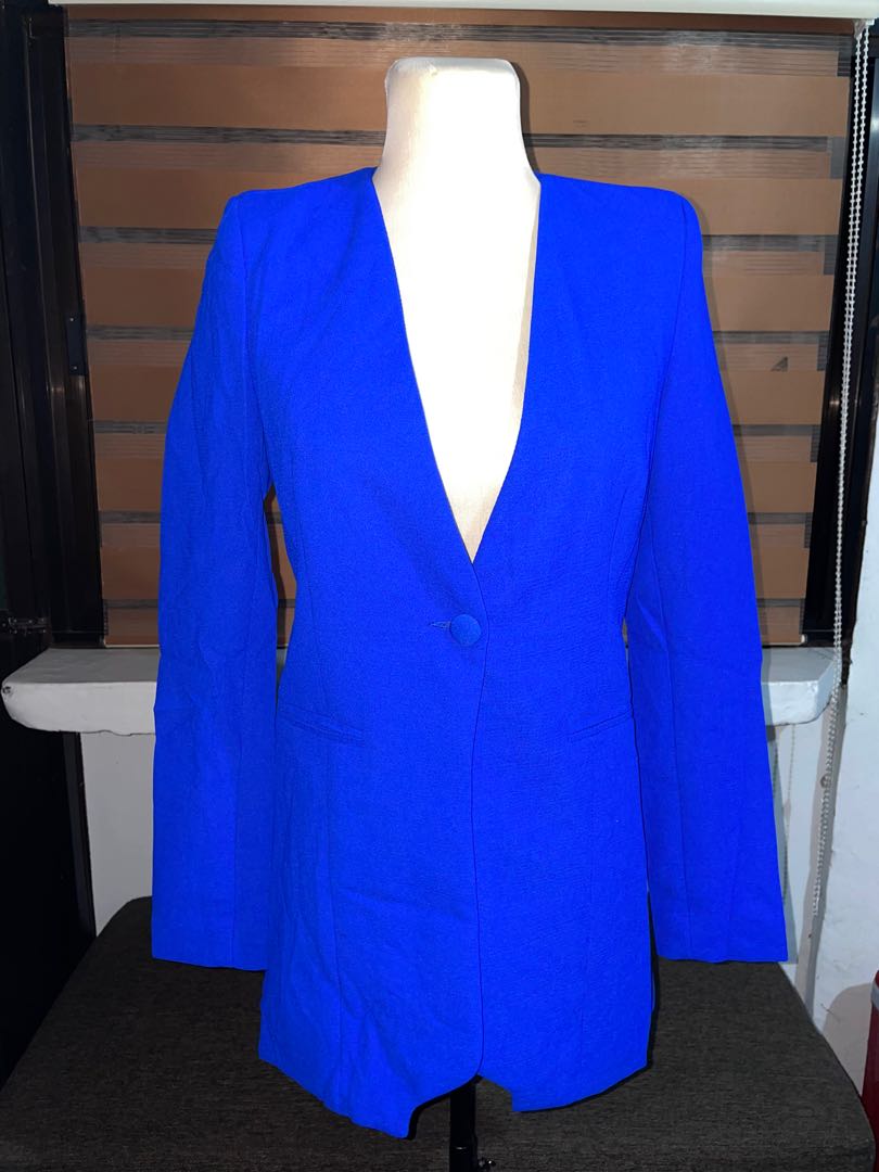 Classy royal blue blazer, Women's Fashion, Coats, Jackets and Outerwear