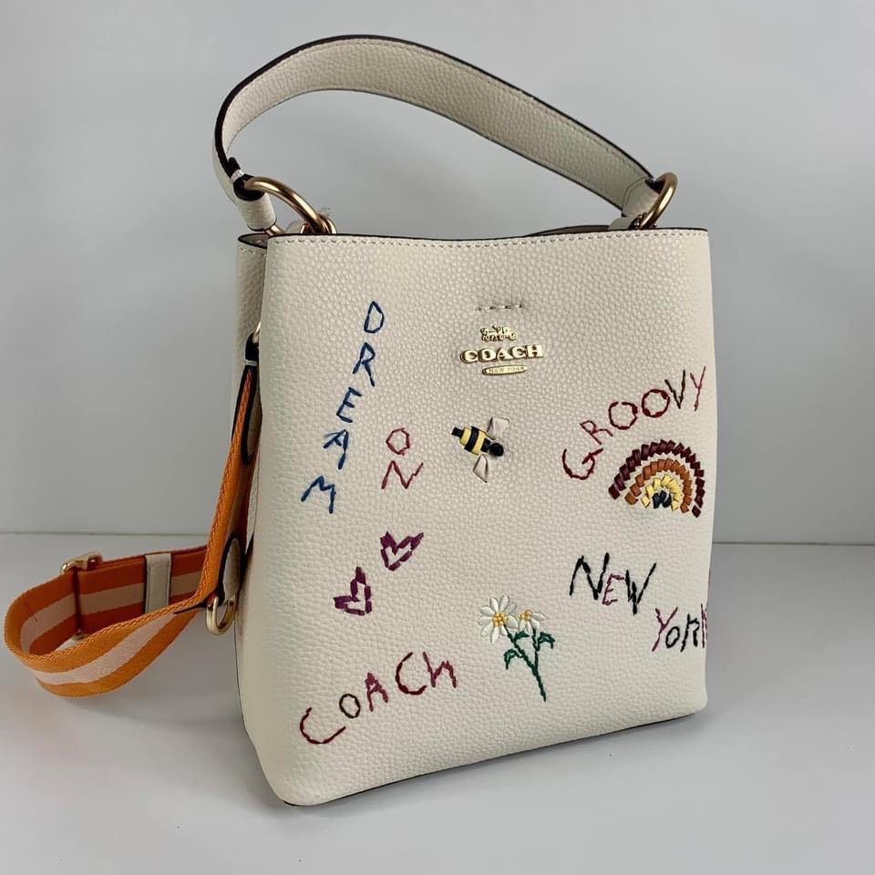 Coach Brie Carryall Bag In Colorblock Im/Chalk Multi MSRP: $450.00