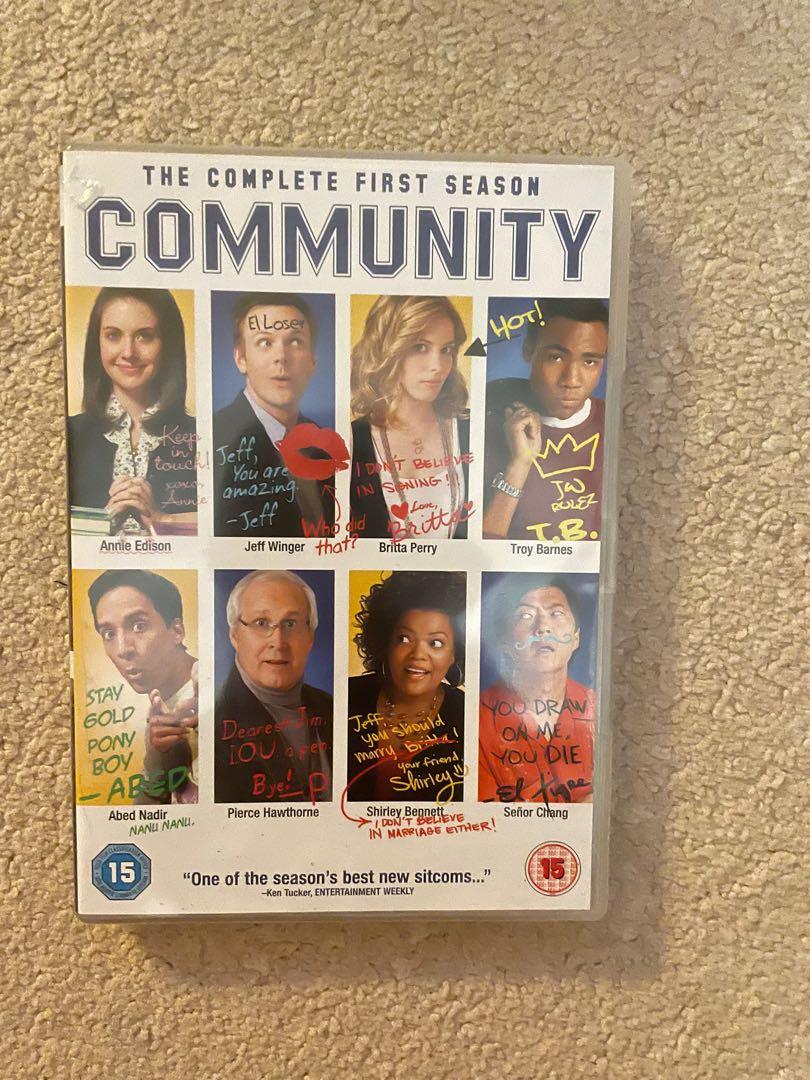 Community Complete First Season 1 DVD Box Set Genuine UK DVDs