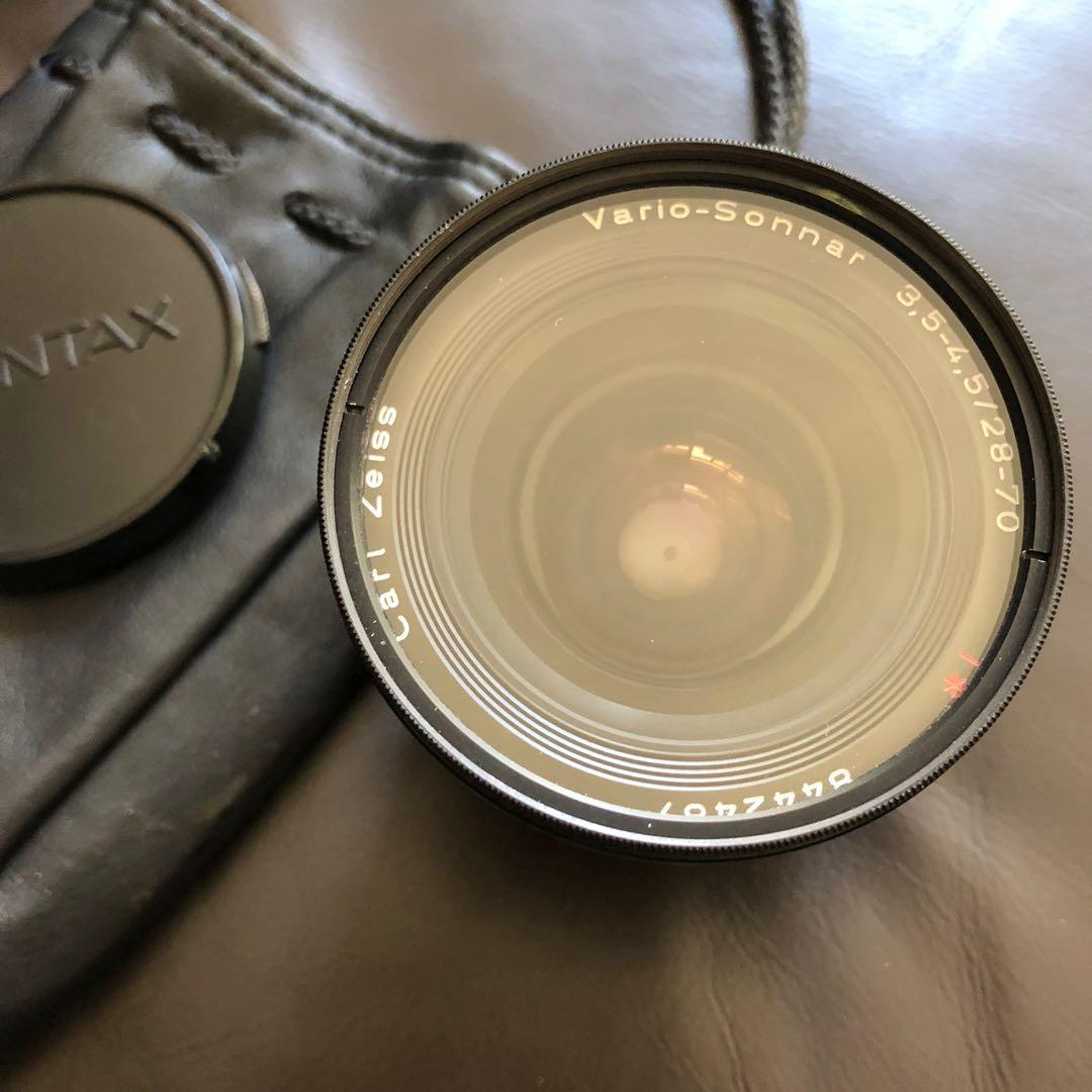 Contax Carl Zeiss Vario-Sonnar 28-70mm 3.5-4.5 Macro T*lens CY mount, 攝影器材,  鏡頭及裝備- Carousell
