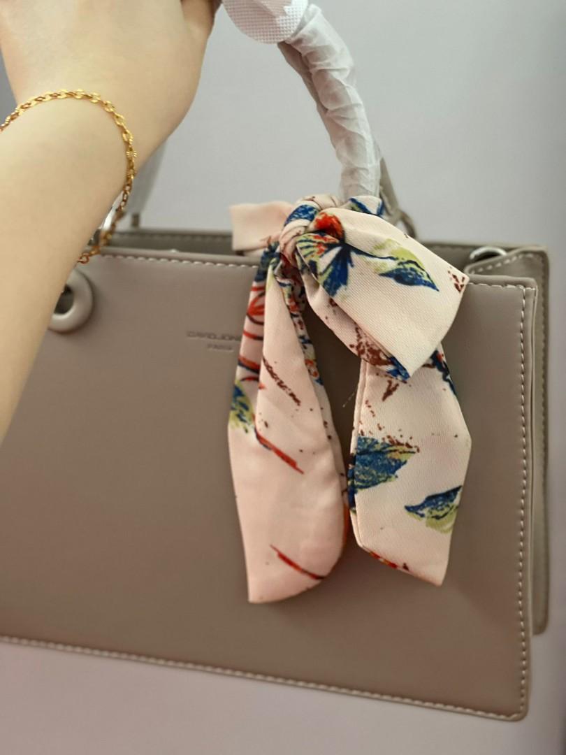 David Jones paris tas bahu tangan selempang wanita original camel