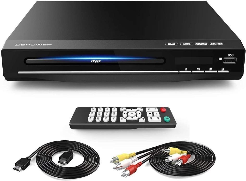 DBPOWER DVD Player for TV, DVD CD Player with HD 1080p Upscaling, HDMI