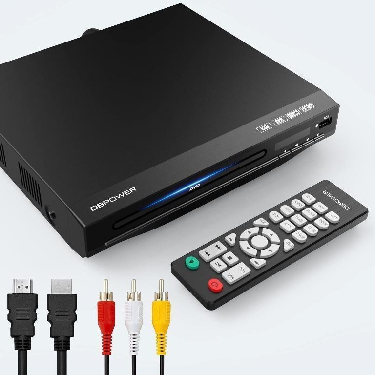 DBPOWER DVD Player for TV, DVD CD Player with HD 1080p Upscaling, HDMI