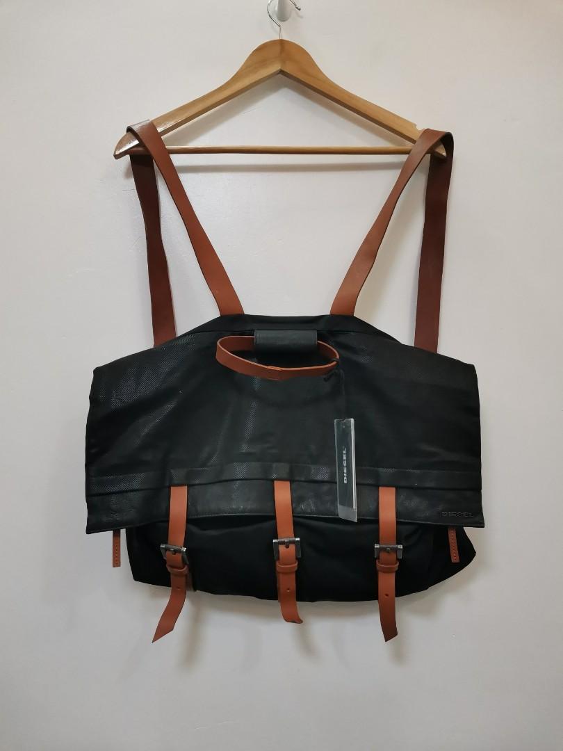 DIESEL | Leather Strap Backpack (Category: Backpacks) located in Lapu Lapu. Submitted by nervecloset (Listing ID 1172182437, Image 2). Description: DIESEL | Leather Strap Backpack Actual measurements posted Brandnew with tag 3650 + sf.