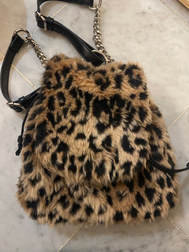 Dollskill leopard chain backpack, Women's Fashion, Bags & Wallets ...