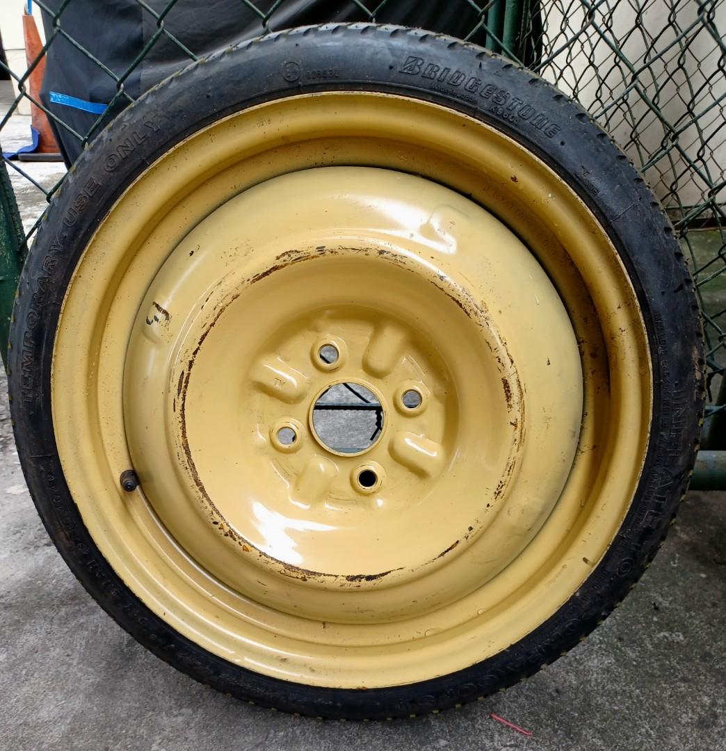 Donut Spare Tire, Car Parts & Accessories, Mags and Tires on Carousell