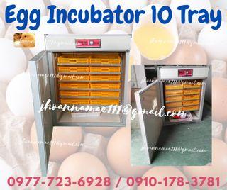 Egg Incubator 10 Trays 880 chicken eggs