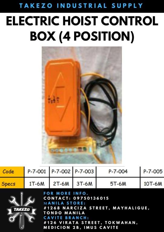 Electric Hoist Control Box (4Position), Commercial & Industrial