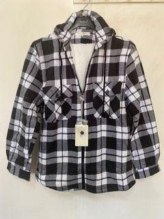 Flannel Classic Lined Hooded Jacket