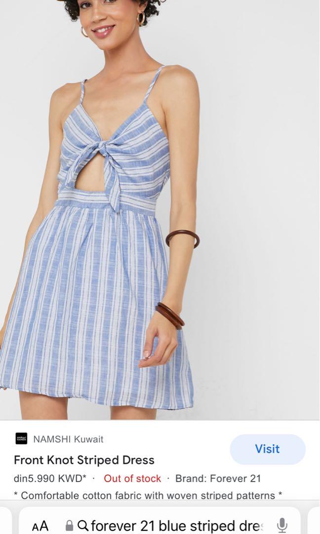 Forever 21 knot front dress top