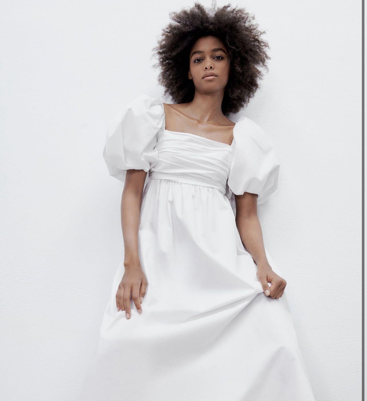 White maxi discount dresses with sleeves