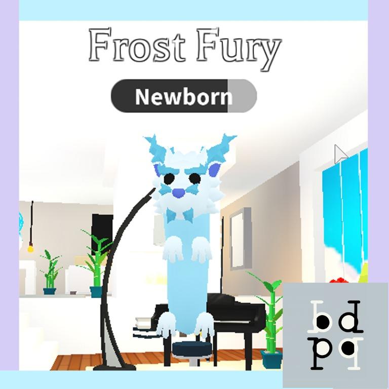 Frost Fury Skelerex Adopt Me Legendary Pet Roblox, Video Gaming, Gaming