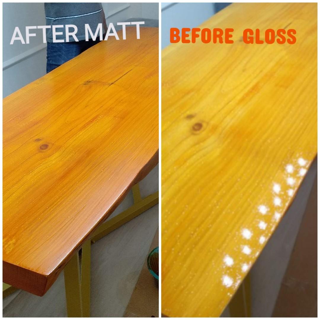 Staining service varnishing service Decking wooden furniture veneer