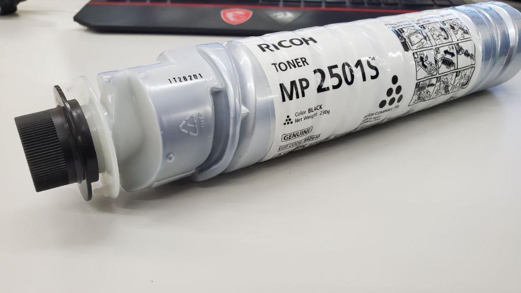 Genuine Ricoh MP 2501s Toner (Category: Printers, Scanners & Copiers) located in Quezon City. Submitted by johnluigie.pagal (Listing ID 1172061871, Image 2). Description: COMPATIBLE TO MODELS: MP2001L / MP2001SP / MP2501SP TONER YIELD: 9,000 Cubao area Pickup only RFS: Printer is already sold.