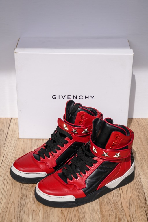 Givenchy Tyson Star High Top Red Men s Fashion Footwear