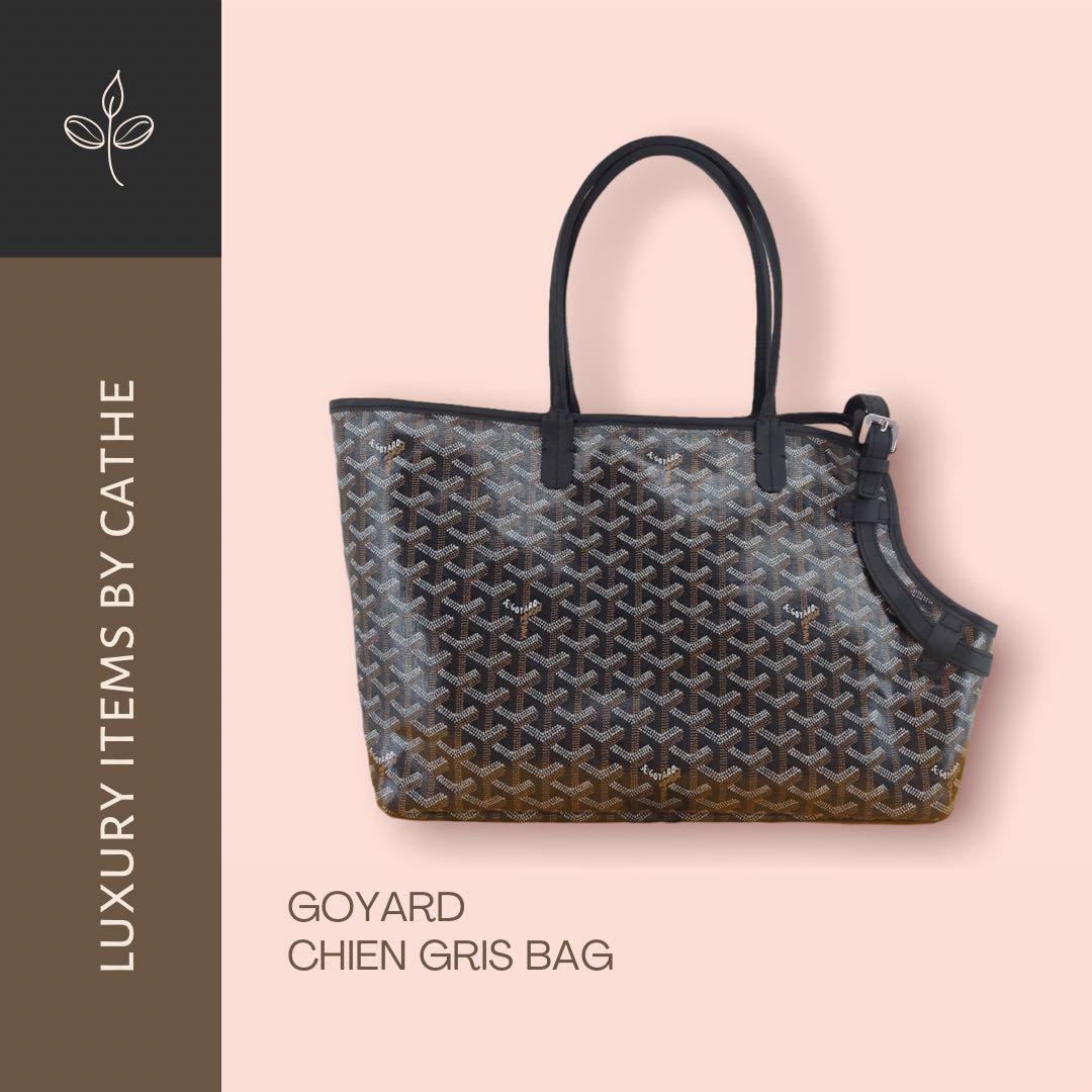 Goyard Chien Gris Bag (Pet Bag), Luxury, Bags & Wallets on Carousell