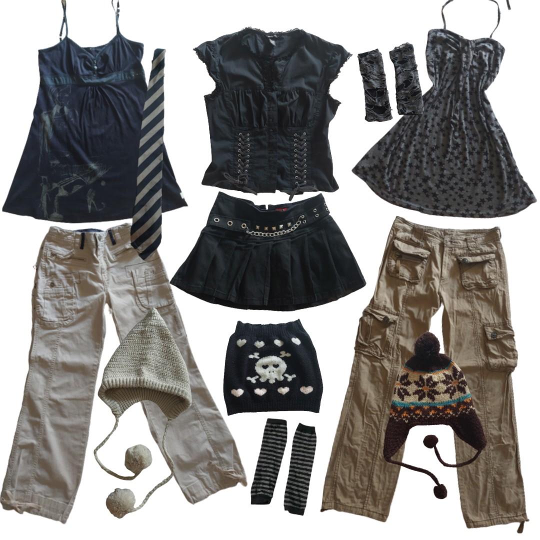 ☆SOLD☆ cyber grunge y2k gothic collection, Women's Fashion, Tops