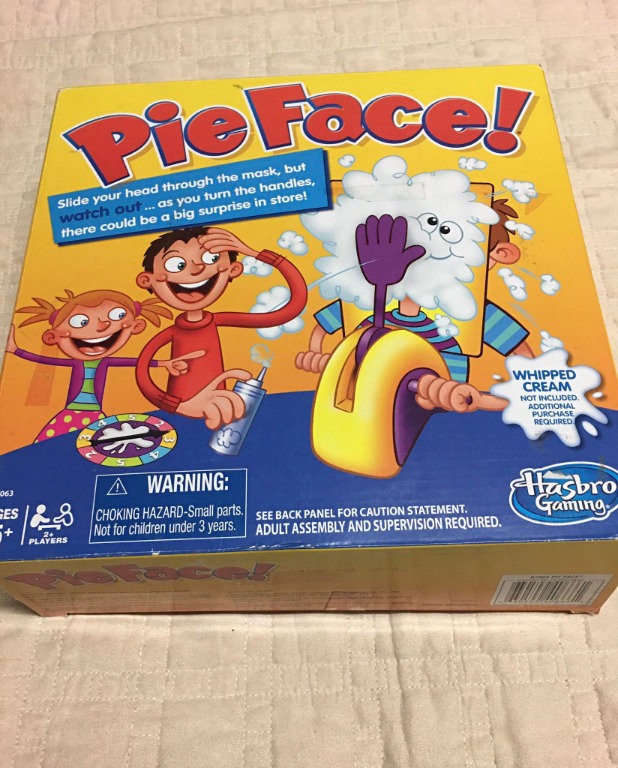 Hasbro Pie Face Board Game, Hobbies & Toys, Toys & Games on Carousell