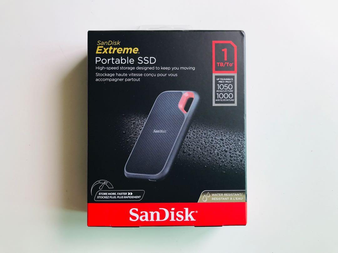 HK$910 全新未拆盒1TB 可消費券Sandisk Extreme Portable SSD E61 行動