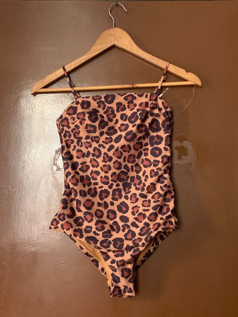 H&m leopard print swimsuit best sale