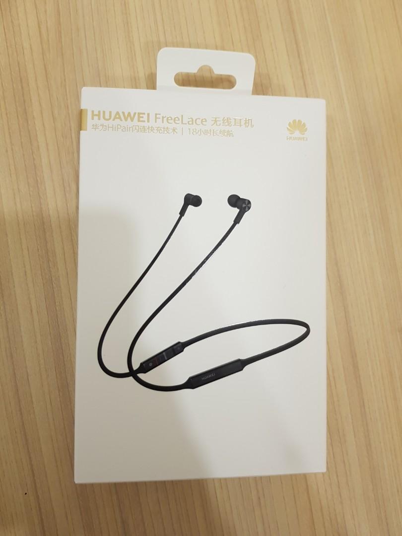 Huawei Freelace Wireless Earbuds Audio Headphones Headsets on