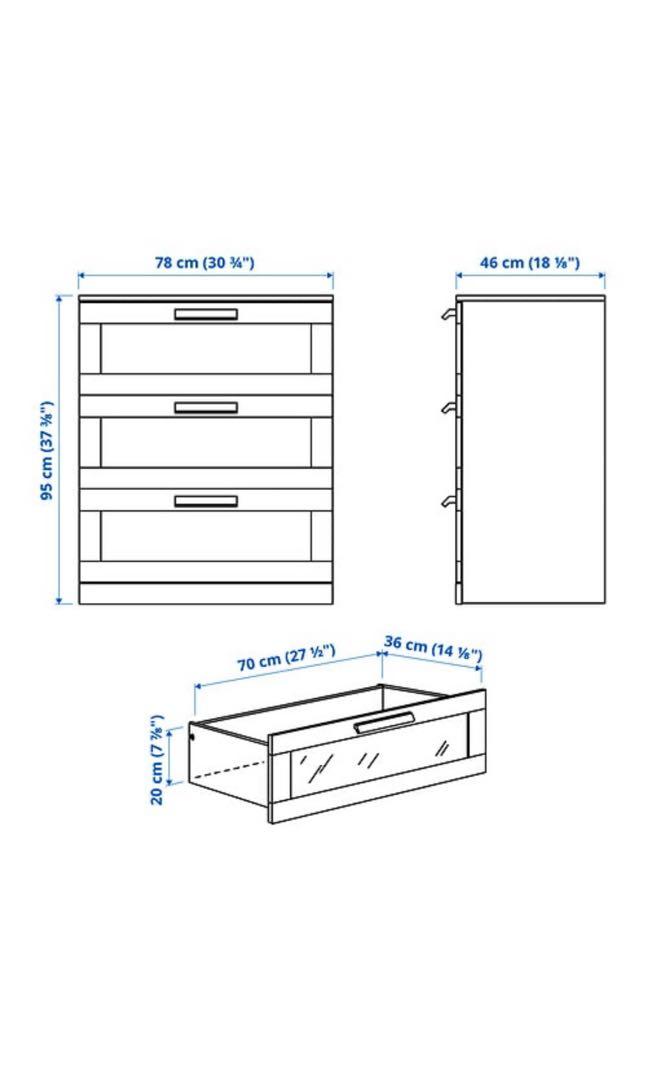 IKEA Chest Drawers, Furniture & Home Living, Furniture, Shelves