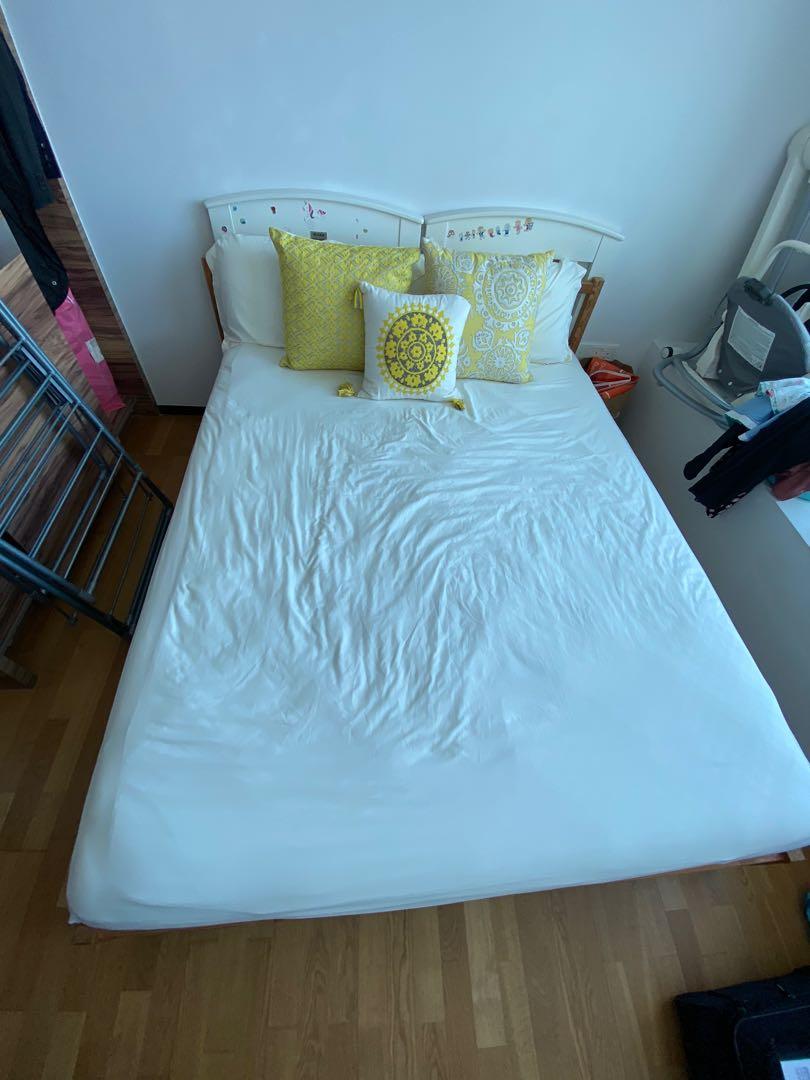 Ikea Fjellse Queen Bed Frame, Furniture & Home Living, Furniture, Bed