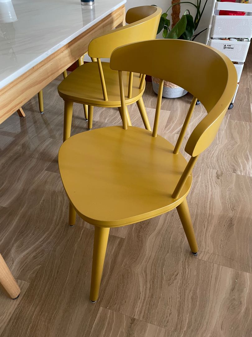 Ikea OMT NKSAM Dining Chairs Furniture Home Living Furniture