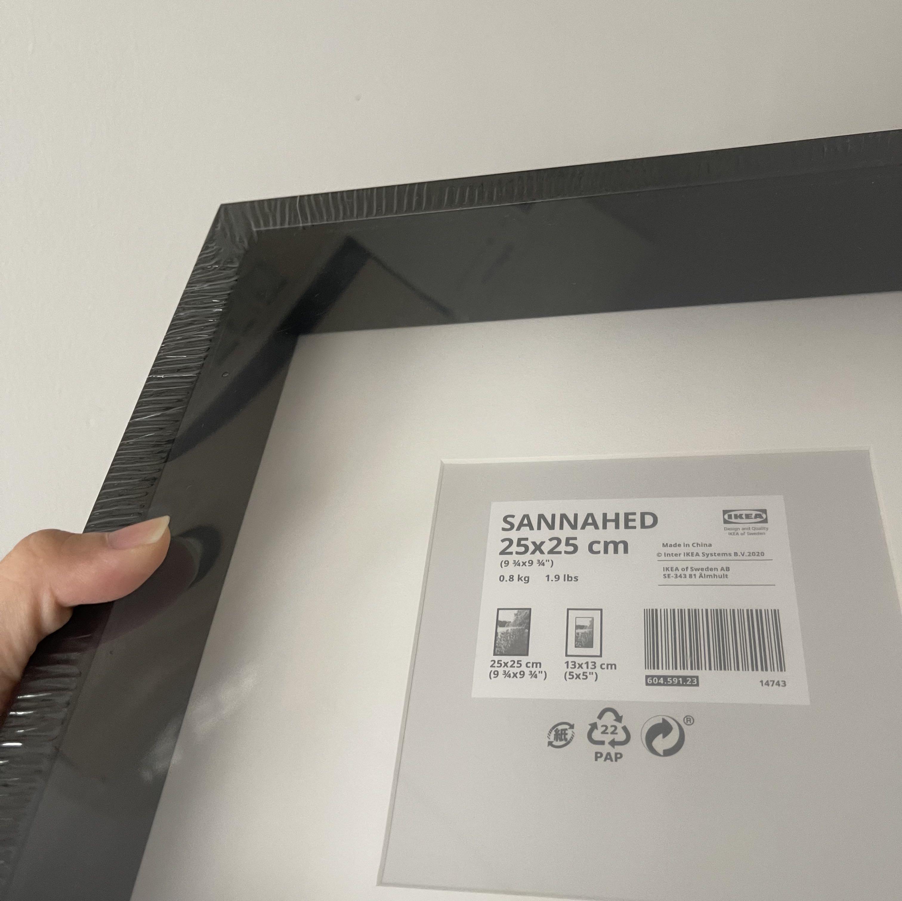 SANNAHED Frame, black, 25x25 cm - IKEA