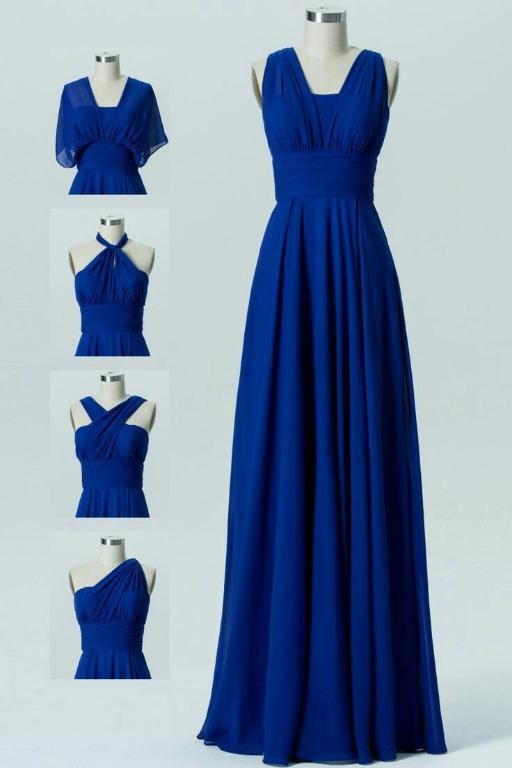 Infinity royal blue dress shop