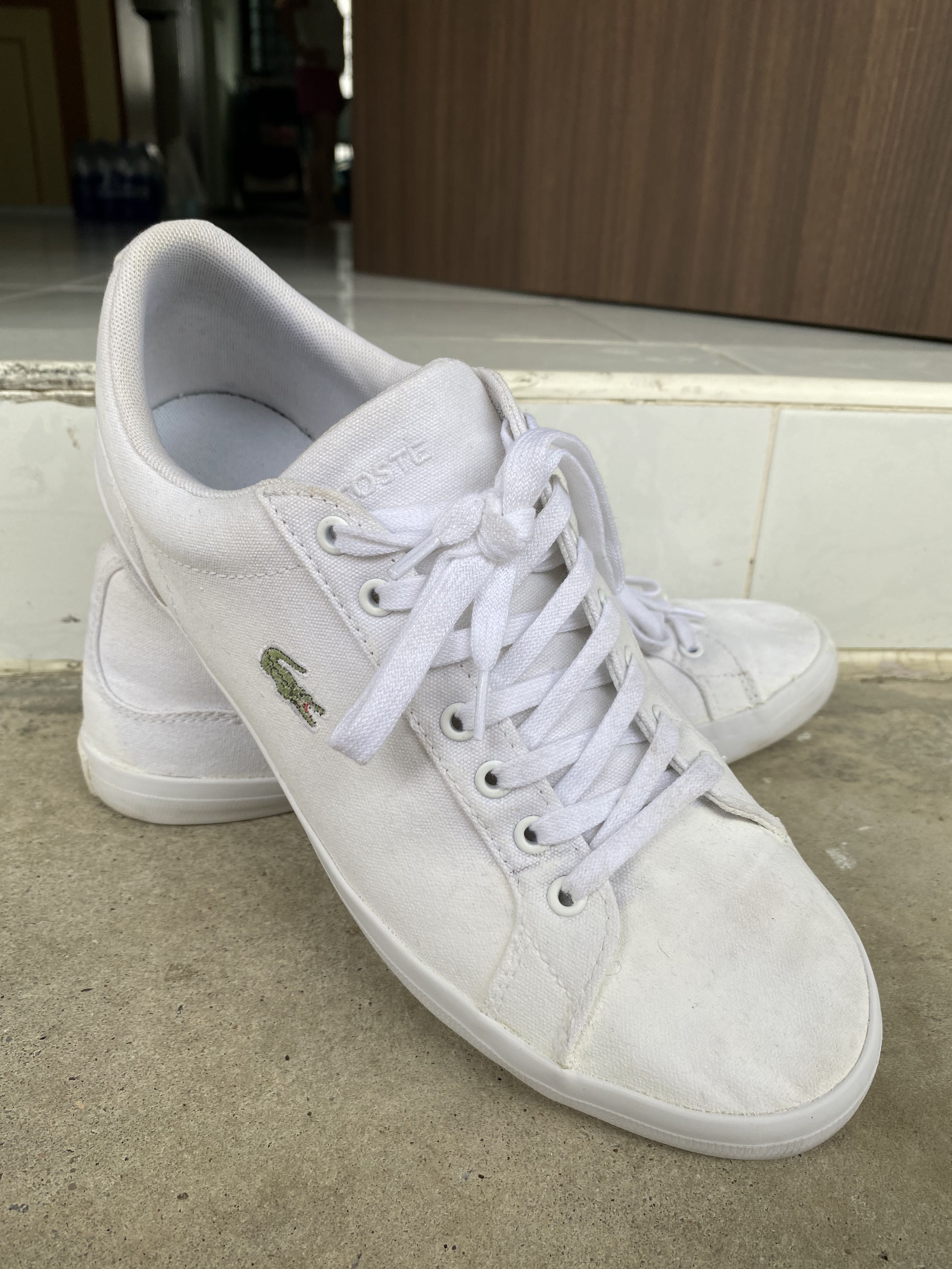 Lacoste white sneakers