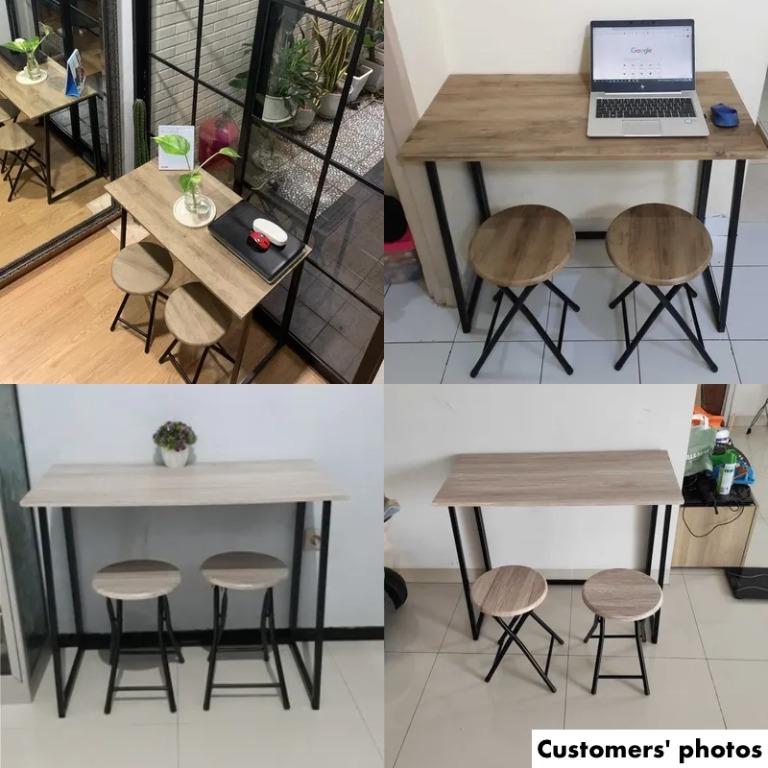 LEVELS Lexi Folding Compact Table and Chair Set, Furniture & Home