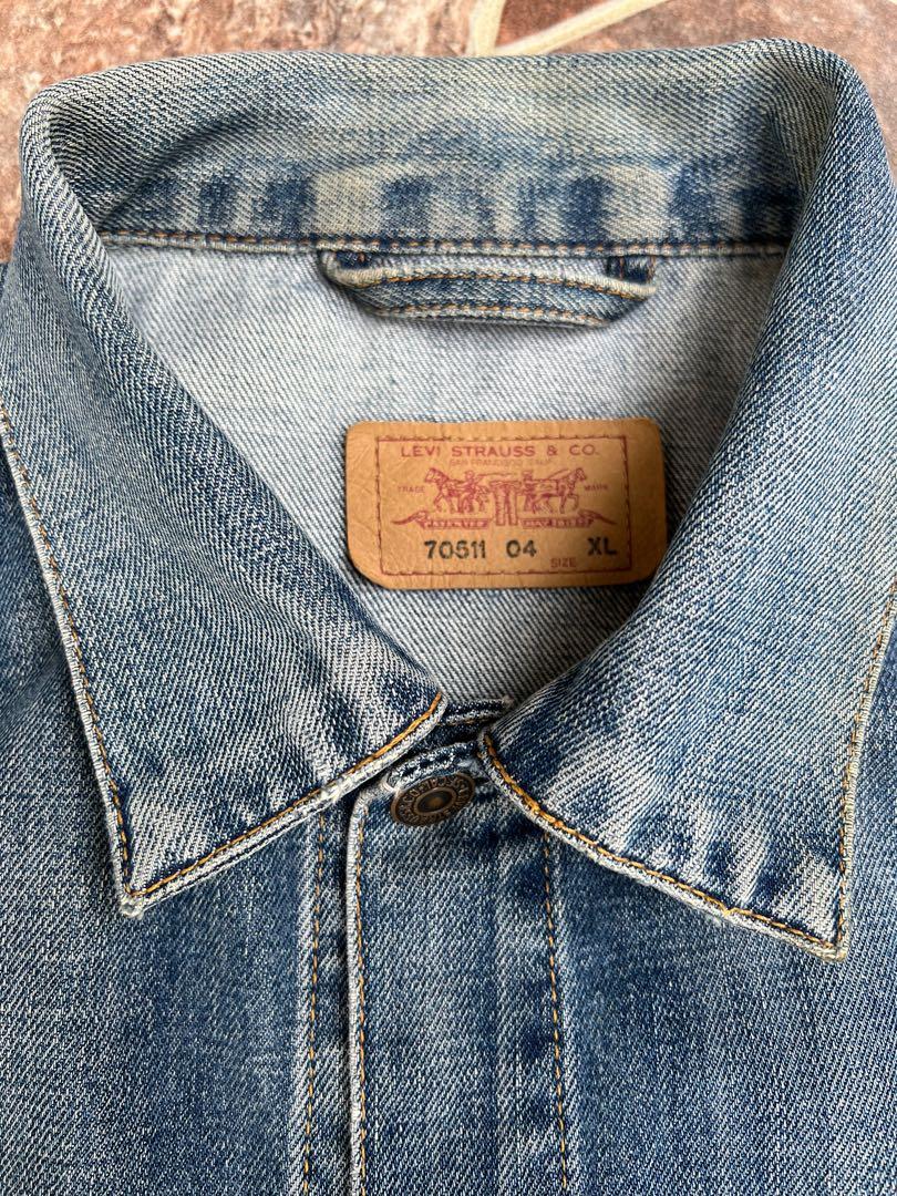 Levis Denim Jacket 70511, Fesyen Pria 