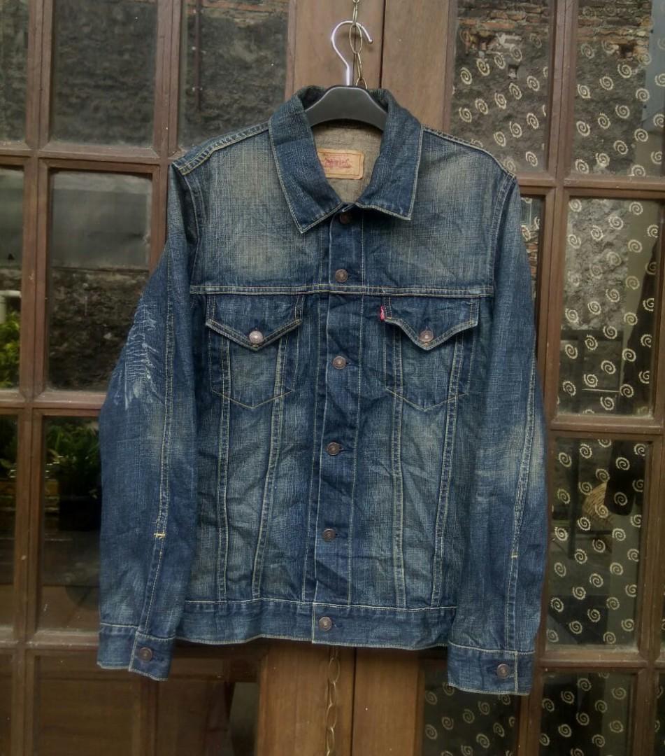 LEVIS Japan Denim Jacket Mens Large 