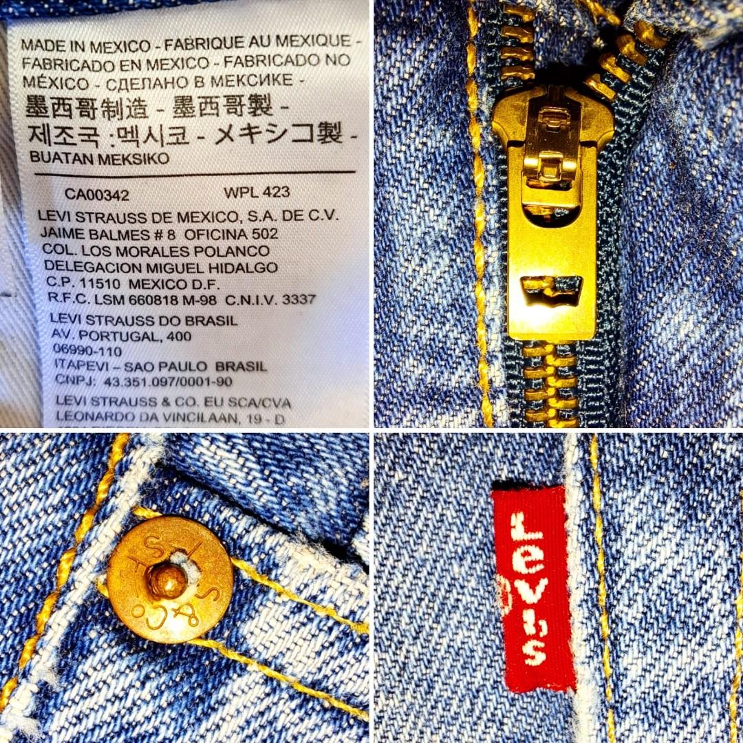 Levis original 511TM white oak cone washing denim 🇲🇽墨西哥製31