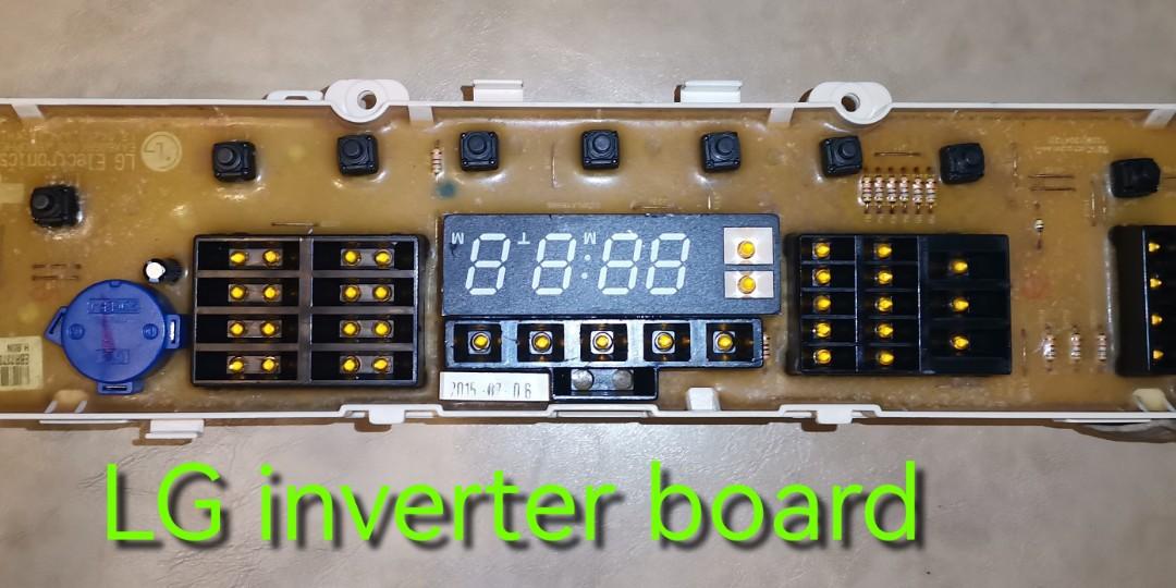 LG washing machine dryer inverter board (Category: Washing Machines and Dryers) located in Manila. Submitted by latestproduct (Listing ID 1172211564, Image 1). Description: LG washing machine dryer inverter board Tel 85109484 09331240862.