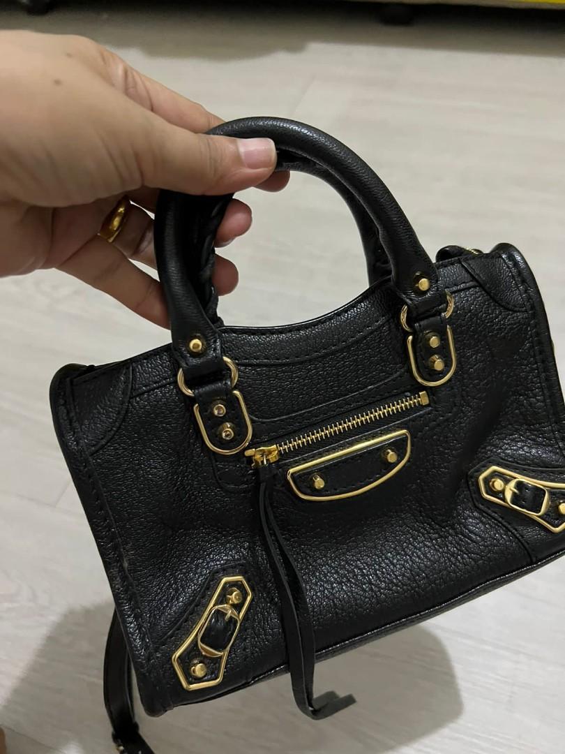 balenciaga nano city black